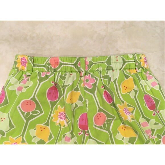 Lilly Pulitzer Stretch Capri Crop Pants Maze-ing Sz 6X White Label Lillycore - Picture 6 of 10